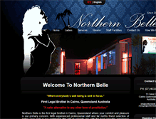 Tablet Screenshot of northernbelle.com.au